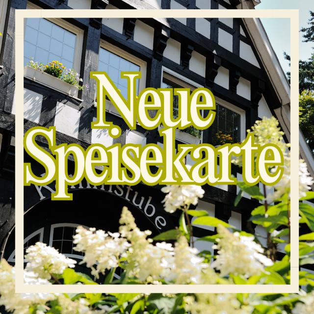 Unsere neue Speisekarte!